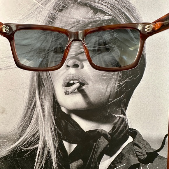 Original Penguin Sunglasses The Merlin Denim Tortoise Square Black Lenses main image 6